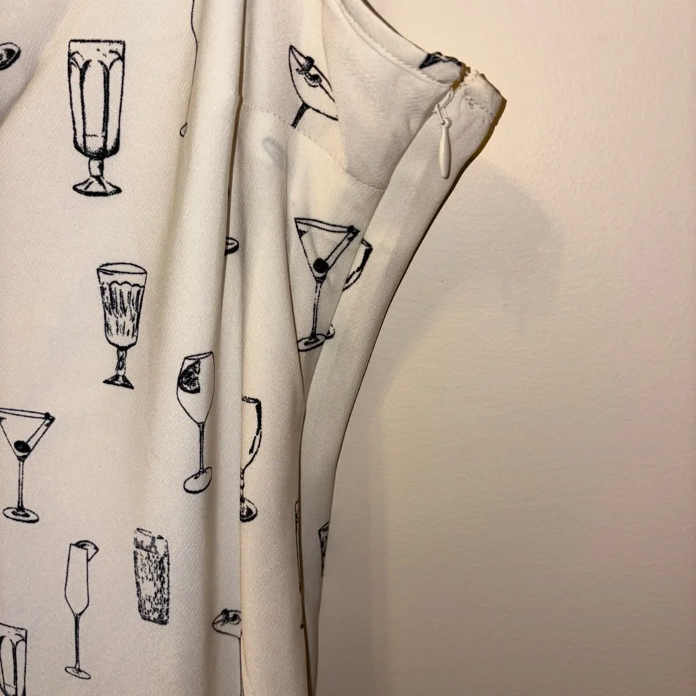 The A&F Julia Slip Maxi Dress Cocktail Pattern Tall  - Picture 4 of 4